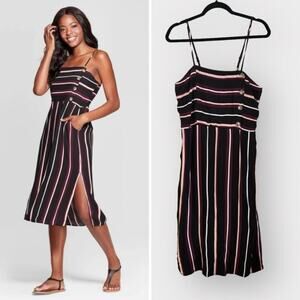 NEW Xhilaration striped tank midi dress